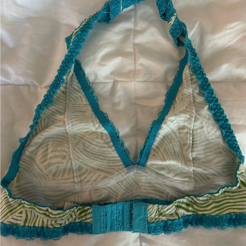 Intimately by Free People Patterned Halter Bralette - Picture 3 of 3